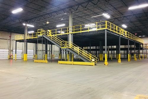 I-Beam and Truss Mezzanine